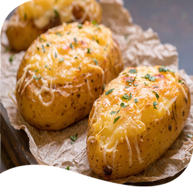 Pommes de terre farcies au Lukus