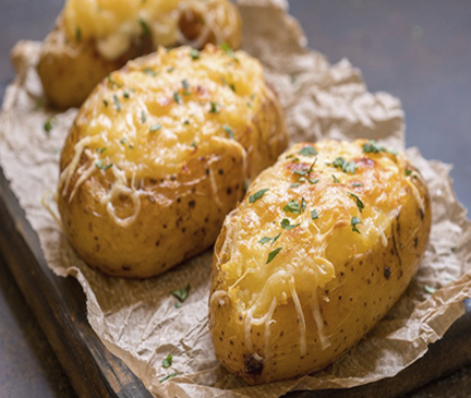 Pommes de terre farcies au Lukus